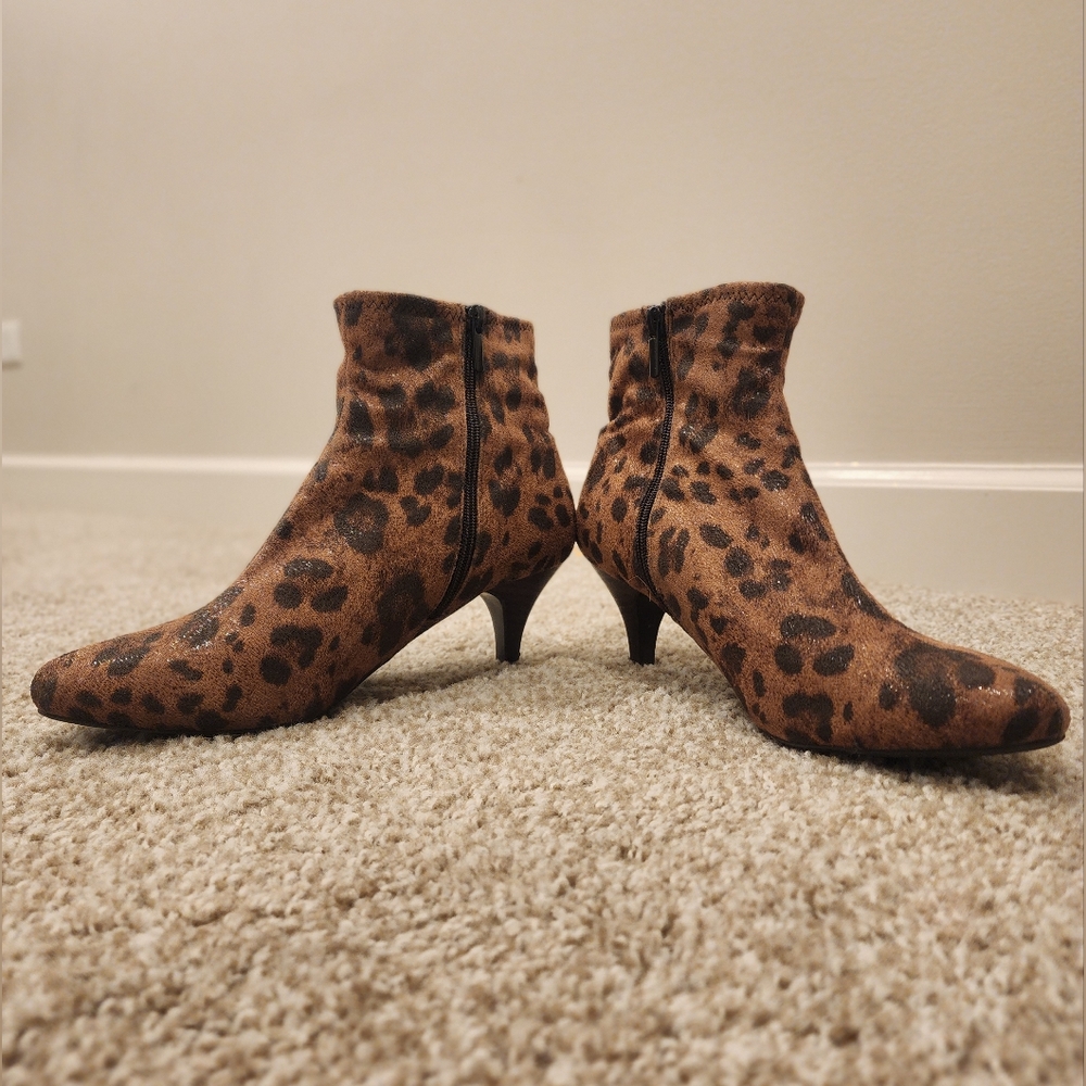 Animal Print Booties - image 2